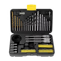 Ensemble d'outils de menuiserie 63 pièces le plus vendu, jeu de forets indexables avec revêtement en titane pour le perçage de la maçonnerie