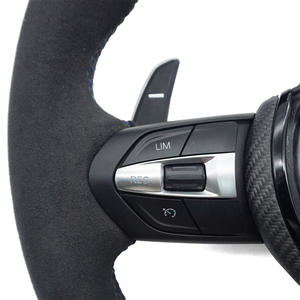 Volante Deportivo M Performance para <span class=keywords><strong>BMW</strong></span> F30 F10 F32 F20 F15 F25 E70 E71 E72 E90 E92 M3 M5 M6, Volante de Alcántara - Product Image 4