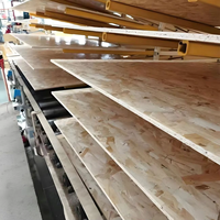 Panneau mural sandwich en OSB ignifuge de 18 mm de Chine, finition bois massif, certifié Treezo, matériau de construction modèle OSB2