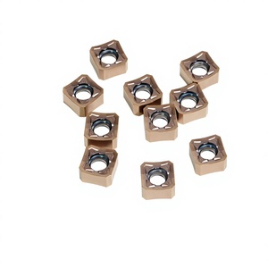 SUMU1206ANN-45 °   Plaquette en carbure revêtue de bronze, universelle pour le tournage CNC de l'acier et de l'acier inoxydable - Product Image 1