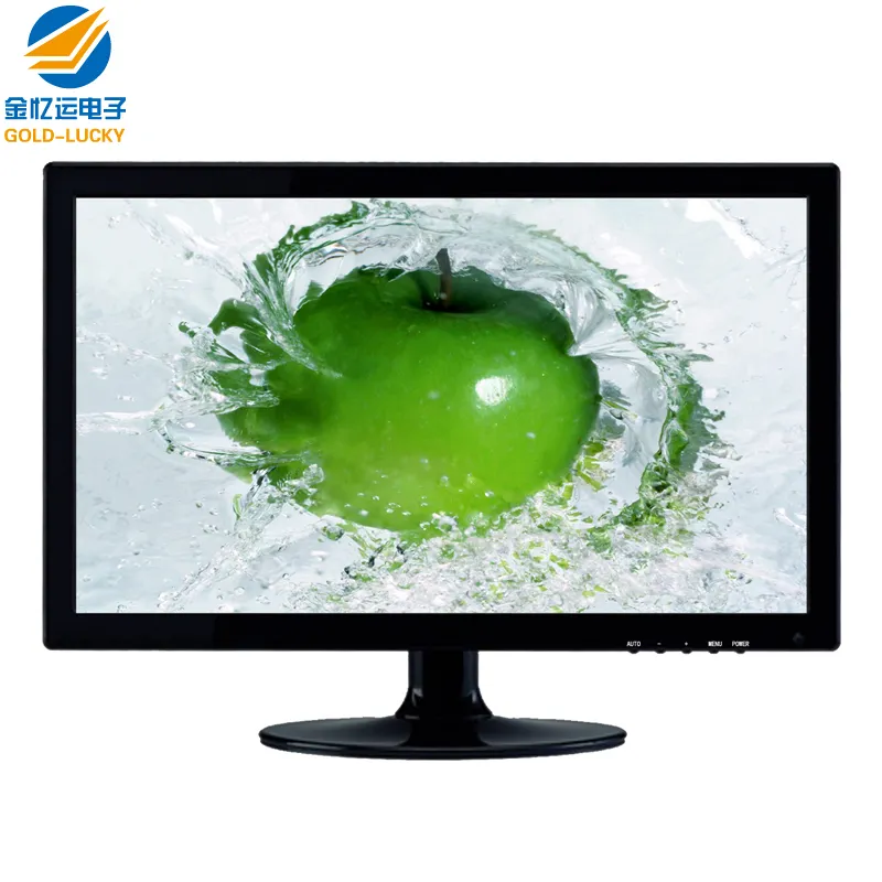 تلفاز LCD مصنع سعر الجملة و 15 " - 32" شقة شاشة 1080P كامل HD DC 12V كمبيوتر ألعاب رصد 22 بوصة شاشة LED