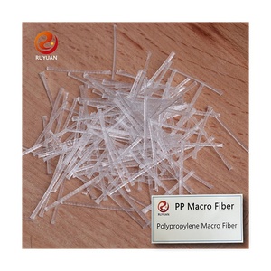 Ruyuan cấp công nghiệp Polypropylene vĩ mô sợi (PP sợi)-độ bền kéo cao 400 Mpa 0.8-1.5mm đường kính - Product Image 1