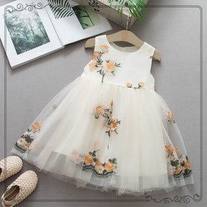 Vestidos de Verano 2021 para Niñas, sin Mangas, Bordados, de Malla y Gasa - Product Image 3
