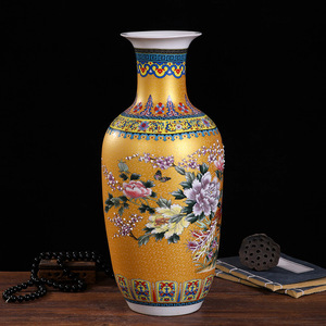 <span class=keywords><strong>Vase</strong></span> en céramique antique traditionnel P416 en gros, ornement émaillé coloré, <span class=keywords><strong>vase</strong></span> décoratif en porcelaine pour table, pour mariage et décoration intérieure - Product Image 1