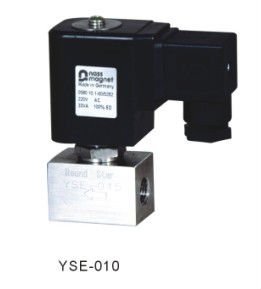 YSE-010 yüksek basınç düşük güç Solenoid vana 1/4 '3/8 'paslanmaz çelik IP65 ac300bar 300bar gaz yüksek sıcaklık Pilot için - Product Image 2