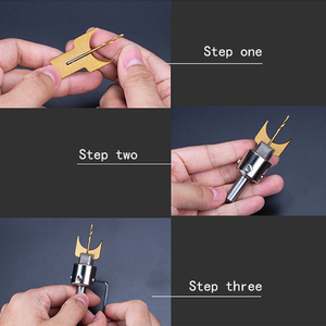 HUHAO בודהה חרוזים חותך כדור כלי עיבוד עץ טבעת עץ חרוז מקדחה כרסום חותך נתב מקדחה 7 יחידות סט - Product Image 5