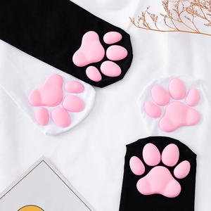Hot Cat Claw Bas Chaussettes <span class=keywords><strong>Chat</strong></span> Empreinte Simulation 3D Coussin Femmes Chaussettes - Product Image 3