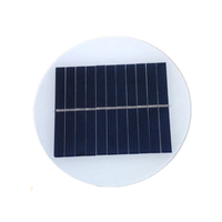 Panneau solaire SUNBOY SOLAR en verre 5,5V 220mA PERC rond de 126 mm de diamètre, efficacité de 18,5%, 1,2W, fabrication chinoise, prix compétitif.