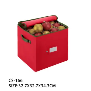 Atacado Decoração de árvore de Natal Bolsa Organizadora Caixa de Armazenamento de Natal Caixa de Armazenamento de enfeites de Natal