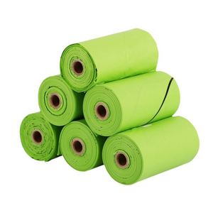 Custom Leak-proof <b>Compostable</b> Dog Poo <b>Bags</b> Biodegradable Pet <b>Bags</b> Green Dog Poop Waste <b>Bag</b> - Product Image 2