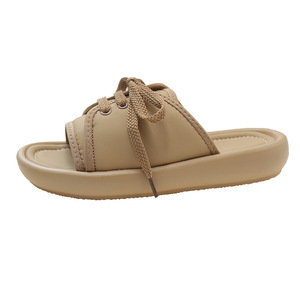 Tendance Mode Été 2026 : Sandales d'extérieur pour Femme à Bout Ouvert, Sportives, Tige en PU, Semelle Extérieure en Caoutchouc, Semelles Souples – Idéales Automne Printemps - Product Image 1