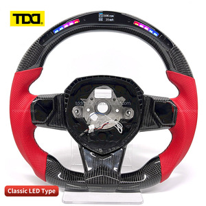 Volante de fibra de carbono TDD LED para Lamborghini Gallardo Aventador 2011-2019 Huracan URUS LP550 Custom Sport - Product Image 4