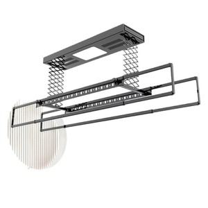 Séchoir à linge électrique intelligent avec télécommande intégrée, barre de séchage télescopique et pliable - Product Image 1