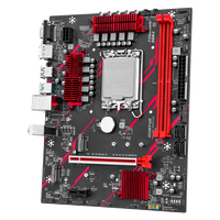 Carte mère JGINYUE H610M GAMING LGA1700 Intel H610 DDR4 3200MHz 10 Phases d'alimentation 2x M.2 NVMe ARGB WiFi CNVI M-ATX pour PC de bureau