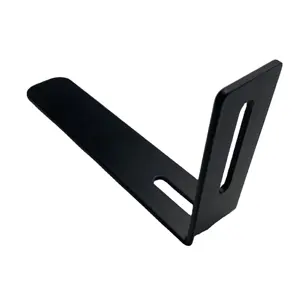 Custom L type Bracket Sheet Metal Stamping Parts Adjustable Bending Shelf Bracket Carbon Steel Right Angle Bracket