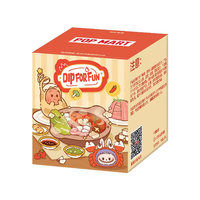 2026 Authentique Popmart Labubu Série Dip for Fun Figurine Mini Anime en PVC Lets Hot Pot pop Beans Boîtes Mystères pour Décoration de Bureau