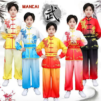 Tenue de Danse pour Enfants : Costume de Compétition Tai Nese Yangko, Uniforme d'Arts Martiaux, Ensemble de Danse du Tambour Dragon
