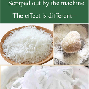 Elektrische 220V Kokosnuss-Reibe Kokosnussverarbeitungs-Mahlmaschine Kokosnussfleisch-Schabmaschine - Product Image 6