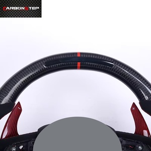 Volante Deportivo de Fibra de Carbono para <span class=keywords><strong>Audi</strong></span> <span class=keywords><strong>Q3</strong></span> Q5, Mejora de Volante para Automóviles de Carreras - Product Image 2