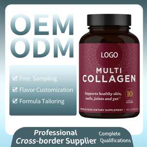 แคปซูลคอลลาเจนหลายเม็ดสำหรับผู้ใหญ่ผลิตภัณฑ์เสริมสุขภาพฉลากส่วนตัว - Product Image 2