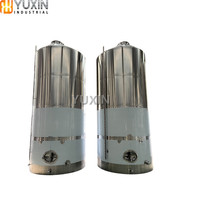Réservoirs de refroidissement en acier inoxydable pour lait, 10 000 L, réservoirs de fermentation, silos à lait de 20 000 L
