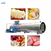 Industriële voedselvriesdroger, vacuümvriesdroger, wasmachine, schiller, snijmachine voor fruit, groenten, snoep, chips, snacks productielijn