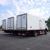 Camion frigorifique moyen HOWO 4x2 avec groupe frigorifique Thermo King et rails pour viande