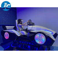 Simulateur de course automobile VR 3 DOF amusant en intérieur avec construction métallique pour les parcs d'aventure et les centres commerciaux