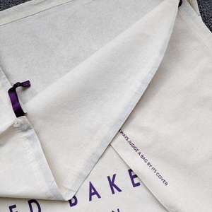 Thân Thiện Với Môi 5Oz Mỏng Bông Vải Dây Kéo Túi Có Thể Tái Chế Tùy Chỉnh Bao Bì Cho Sử Dụng Hàng Ngày Cho Giày Vớ Màn Hình Tự Nhiên - Product Image 4