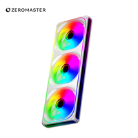 Kit de 3 ventilateurs de refroidissement ARGB PWM ZeroMaster 120 mm à roulement hydraulique ultra-silencieux OEM pour radiateur - Vente en gros usine