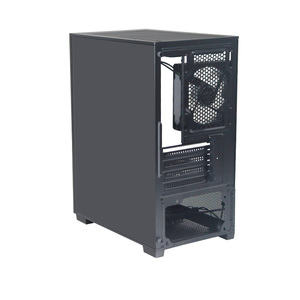 MANMU OEM Mid Tower Case del <span class=keywords><strong>Computer</strong></span> RGB ITX Gamer custodia per <span class=keywords><strong>PC</strong></span> con pannello laterale in lega di alluminio nero all'ingrosso in magazzino - Product Image 5