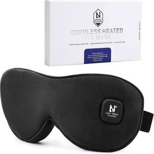 Máscara de Ojos con Calefacción y Carga USB, Bloquea la Luz, para Aliviar la Fatiga, Vapor Caliente, Masajeador Portátil para el Cuidado de los Ojos - Product Image 3