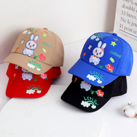 Gorra de Béisbol para Bebés, Niños y Niñas, Gorra de 5 Paneles, 100% Algodón, Tela de Lona, Unisex, Casual, Bordada, para las Cuatro Estaciones