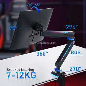 Bonne affaire Support de ressort à gaz mécanique moniteur support d'écran d'ordinateur portable avec gestion des câbles - Product Image 3