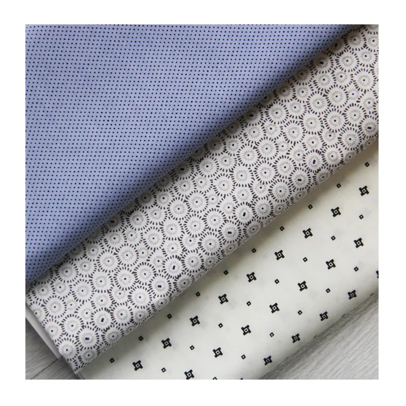 Fashion designs 65 polyester 35 cotton fabric tc poplin printed fabric for shirt