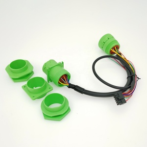 Tùy chỉnh phổ J1939-9Pin ELD Cáp với 4 đa núi chân đế Heavy Duty OBD2 để J1939 9 pin t-harness Kit cho GPS đi thiết bị - Product Image 3