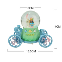 Boule à Neige 3D Personnalisée avec Ange et Fée, Décoration Peinte à la Main, Figurines Anime Personnalisées, Modèles Artisanaux en Résine, Ornements de Noël
