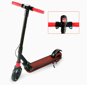 Trottinette Électrique Pliable pour Enfants 6,5 Pouces 24V <span class=keywords><strong>2</strong></span>,5Ah 130W Vitesse Maximale 14km/h Autonomie 5-8km Frein Électronique et à Pédale - Product Image 4