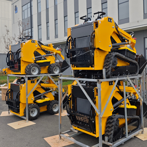 Mesin Diesel CE EPA ember muatan setir selip kecil jalur kuat grosir pemuat kemudi selip Mini dengan Gearbox pompa - Product Image 5