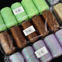 100g/roll Glitter Lurex Metallic Yarn 5 Rolls 565g/set Shiny Sparkle Crochet Yarn for Handmade DIY Bag Knitting