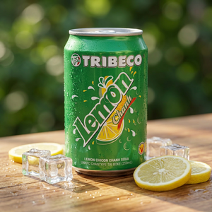 Refresco de Limón y Chanh Tribeco en Lata de 250 ml, Bebida Carbonatada, Envase Ecológico - Product Image 3