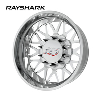 Ruedas Forjadas de Aleación RS Custom 6061-T6 de 22, 24 y 26 Pulgadas para Camionetas, 8x165.1, 8x210, para Silverado 3500, Ram 3500