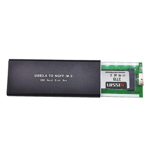 USB3.0 SSD vỏ nhôm NGFF M Key M.2 <span class=keywords><strong>SATA</strong></span> SSD trường hợp ổ cứng trạng thái rắn kim loại bên ngoài hộp đĩa cứng - Product Image 5