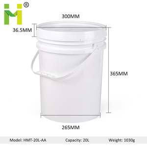 دلو بلاستيكي سعة <span class=keywords><strong>5</strong></span> جالون مع مقبض، 20 لتر - Product Image 6