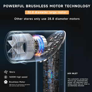 Asciugacapelli potente con Multi Styler a basso rumore 7 in 1 Auto avvolgente aria bigodino pieghevole ad aria spazzole ad aria calda - Product Image 5