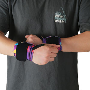 Venta al por mayor logotipo personalizado Fitness transpirable entrenamiento Crossfit gimnasio correas ajustables levantamiento de pesas protección de muñeca para levantamiento de pesas - Product Image 2