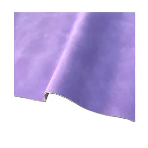 Cuir PU violet pour la surface des chaussures et le sac à bandoulière, carnet de notes, boîte à bijoux, sac à patchs, matériau imperméable brut