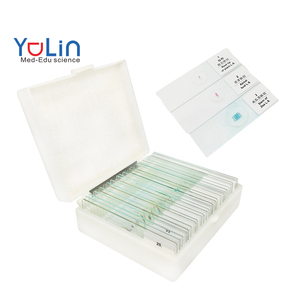 Juego de 25 Portaobjetos Preparados para Microscopio de Botánica, Histología y Zoología, para la Enseñanza y el Aprendizaje de Biología Natural - Product Image 1