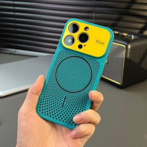 Funda Magnética para Teléfono con Orificios de Disipación de Calor Mate Avanzada para iPhone 17 13 14 15 16 Pro Max, Carga Inalámbrica, Resistente a Golpes - Product Image 6