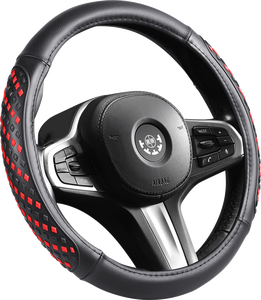 Housse de <span class=keywords><strong>volant</strong></span> antidérapante en cuir PU pour <span class=keywords><strong>femme</strong></span> Décoration intérieure de voiture en caoutchouc - Product Image 5